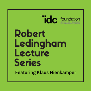 Klaus Nienkämper featured in the Inaugural Ledingham Lecture